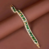 Gold-Green Bracelet