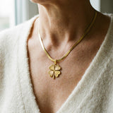 Trifolium Gold Necklace