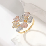 Gold Ring with Natural Elements