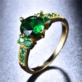 Gold Emerald Ring