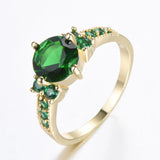 Gold Emerald Ring