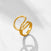 Ava Twisted Wave Ring