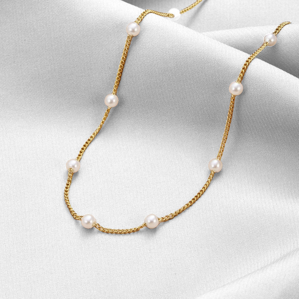 Nura Pearl 18K Gold Necklace