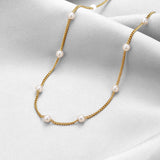 Nura Pearl 18K Gold Necklace