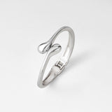 Silver Teardrop Bangle