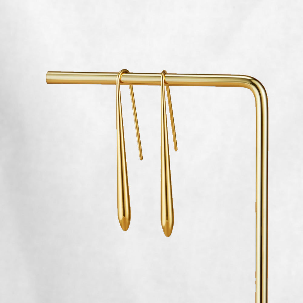 Zia Gold Drop Earrings
