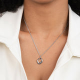 Zola Geometric Silver Necklace